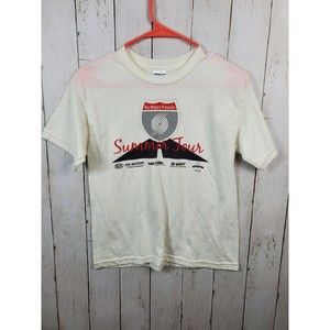 Jerome Kersey Vintage Medium Signed Portland Trail Blazers MIB Summer Tour Shirt